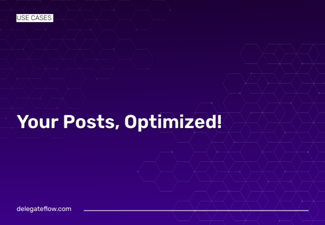 Optimize your Post